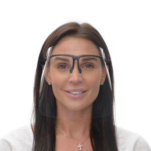 Visin PPE Anti Reflective Glasses Frames Face Shield V3