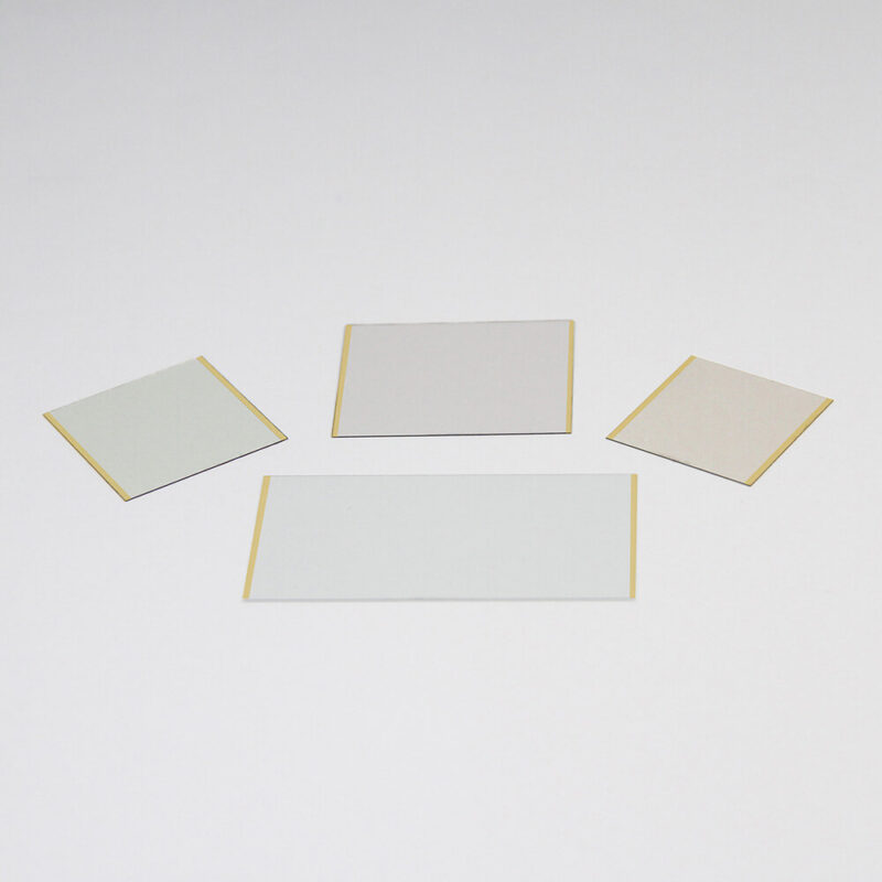 ITO Coverslips with Silver Contact Strips